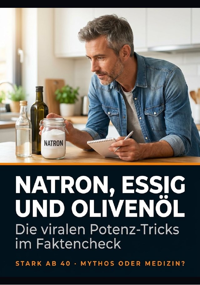 Natron, Essig und Olivenöl